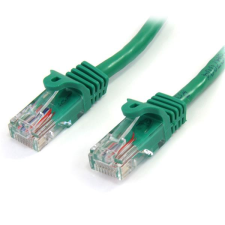 Startech - 45PAT1MGN UTP CAT5E patch kábel 1m Zöld kábel és adapter