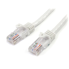 Startech - 45PAT2MWH UTP CAT5E patch kábel 2m Fehér kábel és adapter