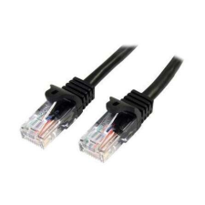 Startech 45PAT50CMBK hálózati kábel Fekete 0,5 M Cat5e U/UTP (UTP) kábel és adapter