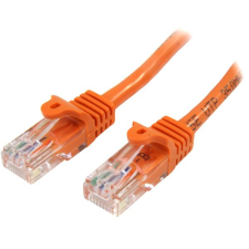 Startech - 45PAT5MOR UTP CAT5e Patch kábel 5m Narancs kábel és adapter