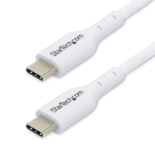 Startech - 6,6 láb (2 m) USB-C töltőkábel - USB2CC2MNCWHE kábel és adapter