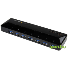 Startech 7-Port USB 3.0 Hub plus Dedicated Charging Ports 2x 2.4A hub és switch