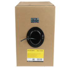 Startech CAT5E Összekötő Fekete 305m WIR5ECMRBK kábel és adapter