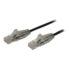 Startech .com 1m CAT6 Cable - Black Slim CAT6 Patch Cord - Snagless - LSZH - patch cable - 1 m - black (N6PAT100CMBKS) - UTP kábel és adapter