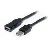 Startech .com 25m USB 2.0 USB kábel USB A Fekete