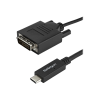 Startech .com 3.3 ft / 1 m USB-C to DVI Cable - USB Type-C Video Adapter Cable - 1920 x 1200 - Black (CDP2DVIMM1MB) - external video adapter (CDP2DVIMM1MB)