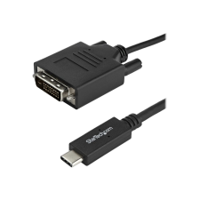 Startech .com 3.3 ft / 1 m USB-C to DVI Cable - USB Type-C Video Adapter Cable - 1920 x 1200 - Black (CDP2DVIMM1MB) - external video adapter (CDP2DVIMM1MB) kábel és adapter