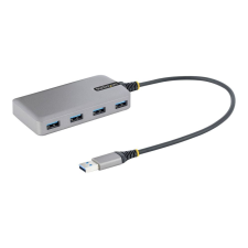 Startech .com 4-Port USB Hub - USB 3.0 5Gbps, Bus Powered, USB-A to 4x USB-A Hub w/ Optional Auxiliary Power Input - Portable Desktop/Laptop USB Hub, 1ft/30cm Cable, USB Expansion Hub (5G4AB-USB-A-HUB) hub és switch