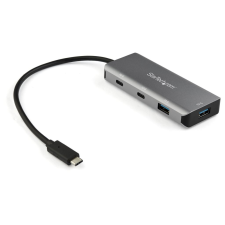 Startech .com 4 portos USB-C Hub SZÜRKE (HB31C2A2CB) (HB31C2A2CB) hub és switch