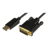 Startech .com DisplayPort to DVI Converter Cable - DP to DVI Adapter - 3ft - 1920x1200 (DP2DVI2MM3) - display cable - 91.4 cm (DP2DVI2MM3)