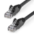 Startech .com N6LPATCH1MBK hálózati kábel Fekete 1 M Cat6 U/UTP (UTP) (N6LPATCH1MBK)
