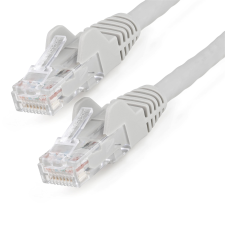 Startech .com N6LPATCH1MGR hálózati kábel Szürke 1 M Cat6 U/UTP (UTP) (N6LPATCH1MGR) kábel és adapter