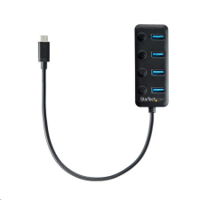 StarTech com StarTech-com 4 portos USB-C HUB fekete (HB30C4AIB) (HB30C4AIB) hub és switch
