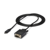 StarTech com StarTech.com CDP2VGAMM2MB 2 M USB C-típus VGA (D-Sub) Fekete