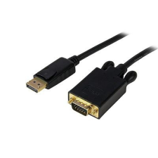 StarTech com Startech.com DisplayPort - VGA kábel 3m fekete (DP2VGAMM10B) kábel és adapter