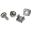 StarTech com Startech.com M5 x 12mm Screws and Cage Nuts csavar és anya 100db ezüst (CABSCREWM52) (CABSCREWM52)
