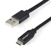 StarTech com Startech.com USB-A - USB Type-C adat- és töltőkábel 2m fekete (USB2AC2M10PK) USB2AC2M10PK
