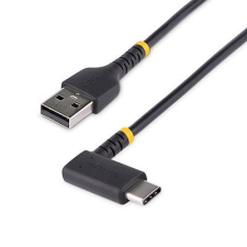 StarTech com Startech.com USB-A - USB Type-C (hajlított) adat- és töltőkábel 30cm fekete (R2ACR-30C-USB-CABLE) (R2ACR-30C-USB-CABLE) kábel és adapter