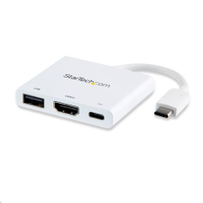 StarTech com StarTech.com USB-C Multiport Adapter HDMI 60W PD fehér (CDP2HDUACPW) (CDP2HDUACPW) laptop kellék