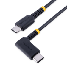 StarTech com Startech.com USB Type-C - USB Type-C (hajlított) adat- és töltőkábel 30cm fekete (R2CCR-30C-USB-CABLE) kábel és adapter