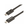 Startech .com TBLT4MM50CM Thunderbolt kábel 0,5 M 40 Gbit/s Fekete (TBLT4MM50CM)