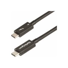 Startech .com TBLT4MM50CM Thunderbolt kábel 0,5 M 40 Gbit/s Fekete (TBLT4MM50CM) kábel és adapter