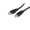 Startech .com USB2HAB3M USB kábel USB 2.0 3 M USB A USB B Fekete