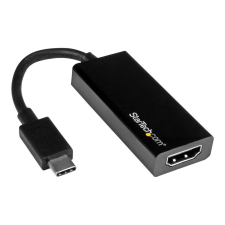 Startech .com USB-C to HDMI Video Adapter Converter - 4K 30Hz - Thunderbolt 3 Compatible - USB 3.1 Type-C to HDMI Monitor Travel Dongle Black (CDP2HD) - external video adapter - black (CDP2HD) kábel és adapter