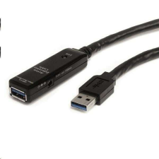 Startech .com USB hosszabbító kábel fekete (USB3AAEXT5M) kábel és adapter
