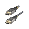 Startech .com VESA Certified DisplayPort 1.4 Cable - 8K 60Hz HDR10 - Ultra HD 4K 120Hz Video - DP 1.4 Cable / Cord - For Monitors/Displays - DisplayPort to DisplayPort Cable - M/M - 1m (DP14VMM1M)