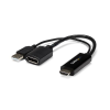 Startech DisplayPort HDMI Adapter Startech HD2DP Fekete 4K