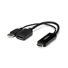 Startech DisplayPort HDMI Adapter Startech HD2DP Fekete 4K kábel és adapter