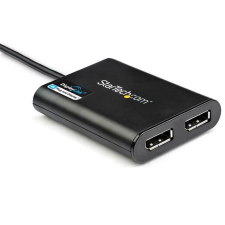 Startech DisplayPort kábel USB 3.0 Startech USB32DP24K60 Fekete kábel és adapter