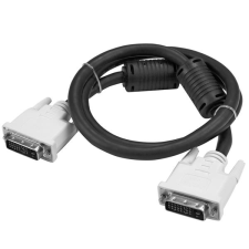 Startech DVIDDMM2M DVI-D (apa - apa) kábel 2m - Fekete/Fehér kábel és adapter