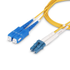Startech Fiber Optic LC Fiber Optic SC/UPC Átalakító Sárga 3m SMLCSC-OS2-3M