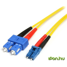 Startech Fiber Optic LC Fiber Optic ST Összekötő Sárga 1m SMFIBLCSC1 kábel és adapter