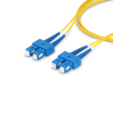 Startech Fiber Optic SC/UPC Összekötő Sárga 10m SMDOS2SCSC10M kábel és adapter