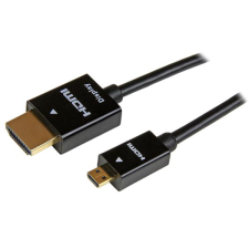 Startech HDADMM2M HDMI - Micro HDMI (apa - apa) kábel 2m - Fekete kábel és adapter