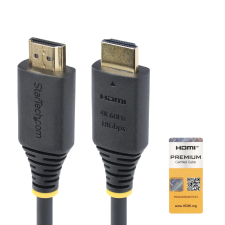 Startech HDMI 2.0 Összekötő Fekete 15m HDMI2-CABLE-4K60-15M kábel és adapter