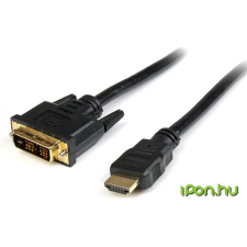 Startech HDMI DVI-D Átalakító Fekete 2m HDDVIMM2M kábel és adapter