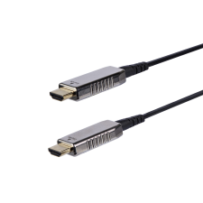 Startech HDMI - HDMI 2.0 Optikai Kábel 30 - Fekete kábel és adapter