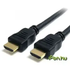 Startech HDMI Összeköto Fekete 1m HDMM1MHS audió/videó kellék, kábel és adapter
