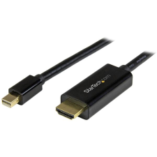 Startech MDP2HDMM2MB Mini DisplayPort - HDMI (apa - apa) kábel 1.8m - Fekete kábel és adapter