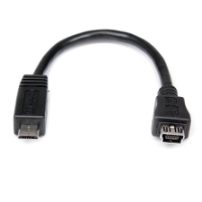 Startech - Micro USB to Mini USB Adapter Cable - 15CM kábel és adapter