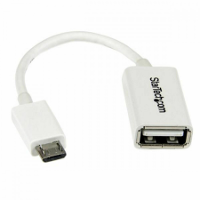 Startech Micro USB–USB Kábel Startech UUSBOTGW Fehér kábel és adapter