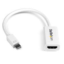 Startech Mini DisplayPort apa - HDMI anya adapter - Fehér kábel és adapter