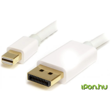 Startech Mini DisplayPort Átalakító Fehér 2m MDP2DPMM2MW kábel és adapter