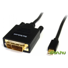 Startech Mini DisplayPort DVI-D Átalakító Fekete 1.8m MDP2DVIMM6 kábel és adapter