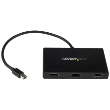 Startech mini DisplayPort v1.2 - 3x HDMI aktív Adapter Fekete kábel és adapter