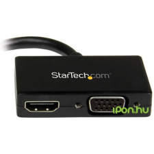 Startech Mini DisplayPort VGA/D-Sub + HDMI Átalakító Fekete 19cm MDP2HDVGA kábel és adapter